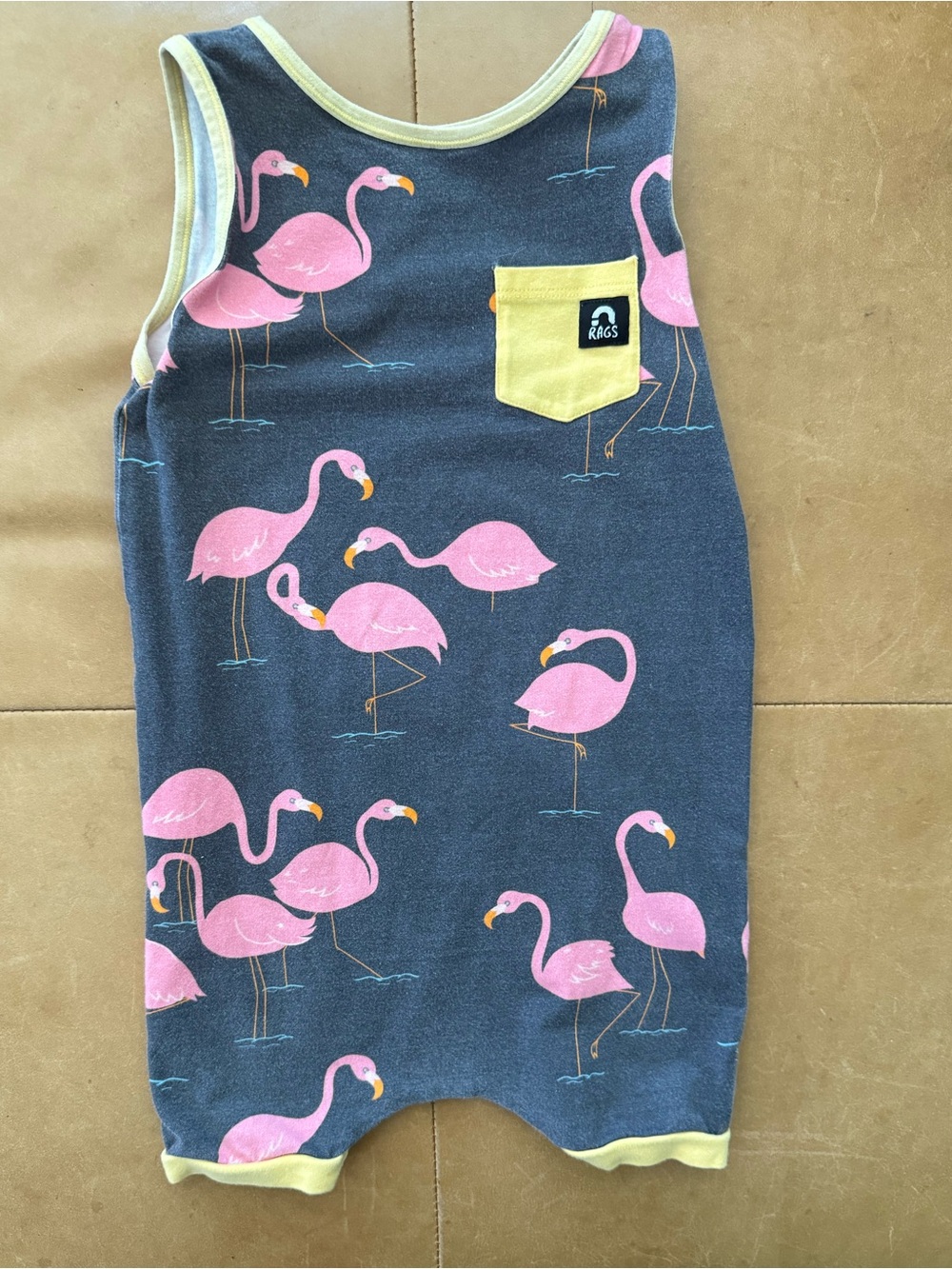 Rags Flamingo Romper 2T